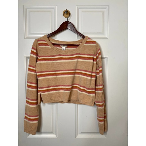 L*Space Sun Seeker Pullover Striped Sweater Small - Picture 2 of 6